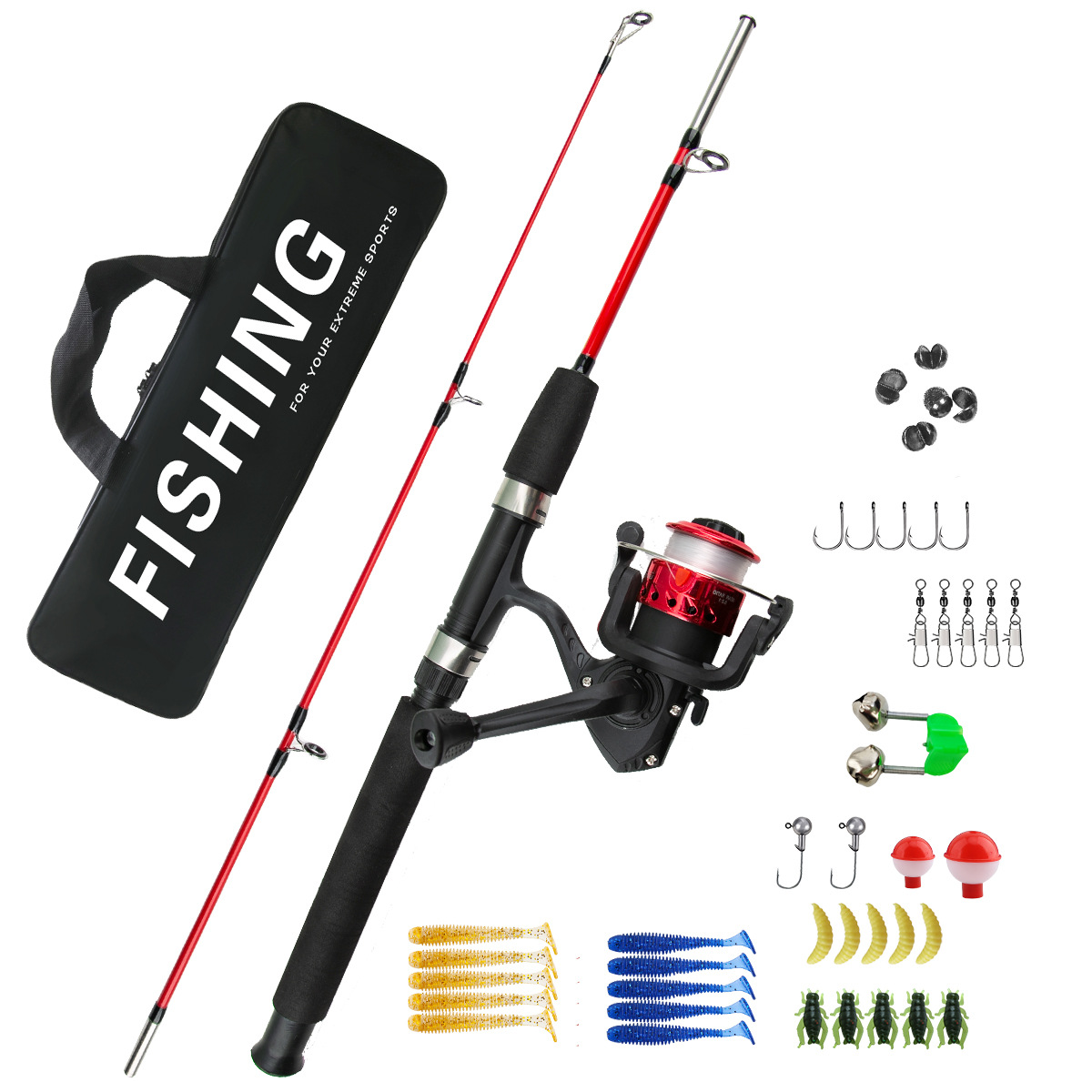 Fishing Rod Ice - 2 Set Peralatan Pancing Es untuk