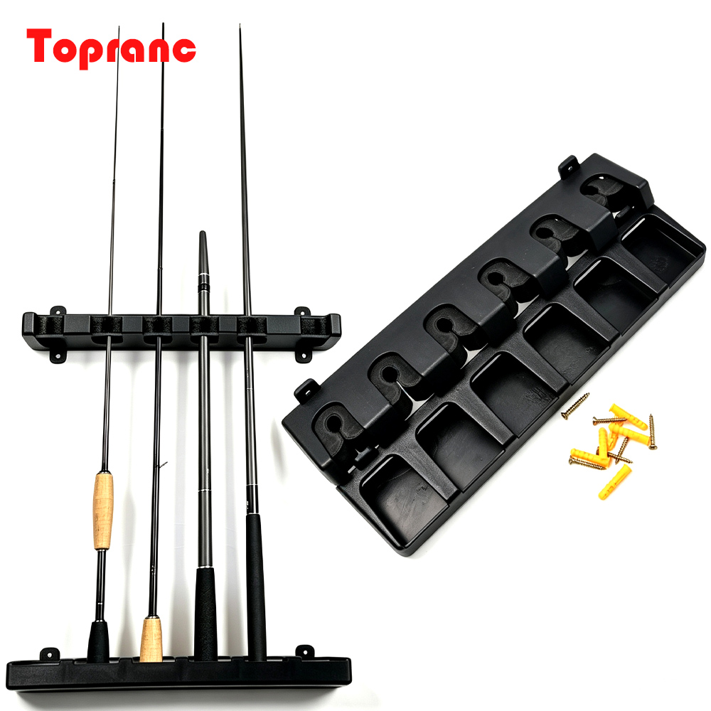 Fishing Rod Rack - Topranc Penyangga Pancing Dinding Horizontal, Menyimpan