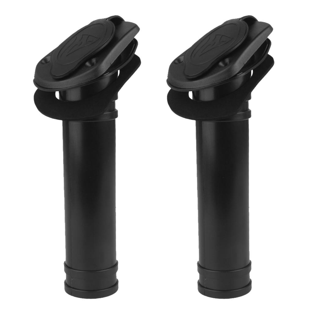 Fishing Rod Rack - Penyangga Joran Perahu dari Nilon Hitam,