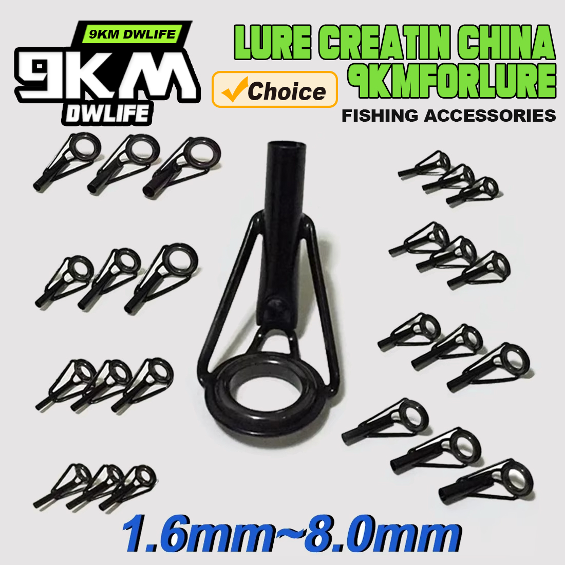 Fishing Rod Tip Replacement - 5 buah tongkat pancing ujung panduan