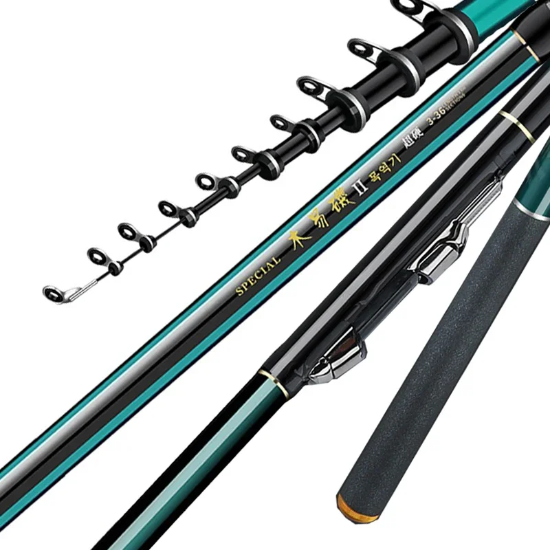 Fishing Rod Surf - Joran pancing karbon tinggi 2.7m-7.2m, joran