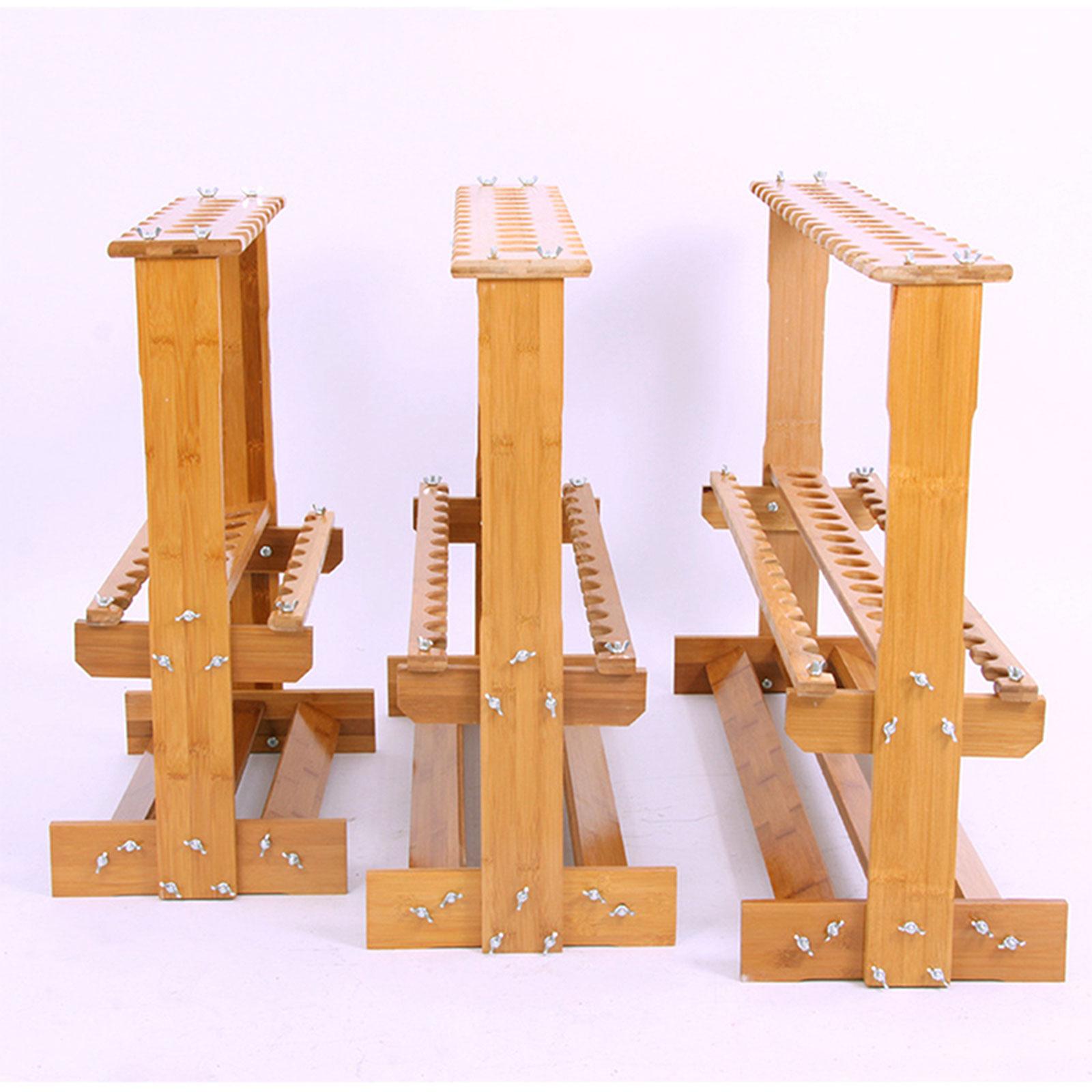 Fishing Rod Rack - Rak Penyimpanan Joran Pancing dari Bambu,