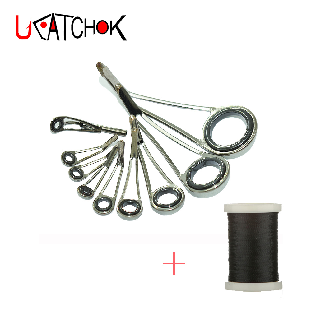 Fishing Rod Repair Kit - 9pcs/Kit Ring Pemandu Joran Pancing Ikan