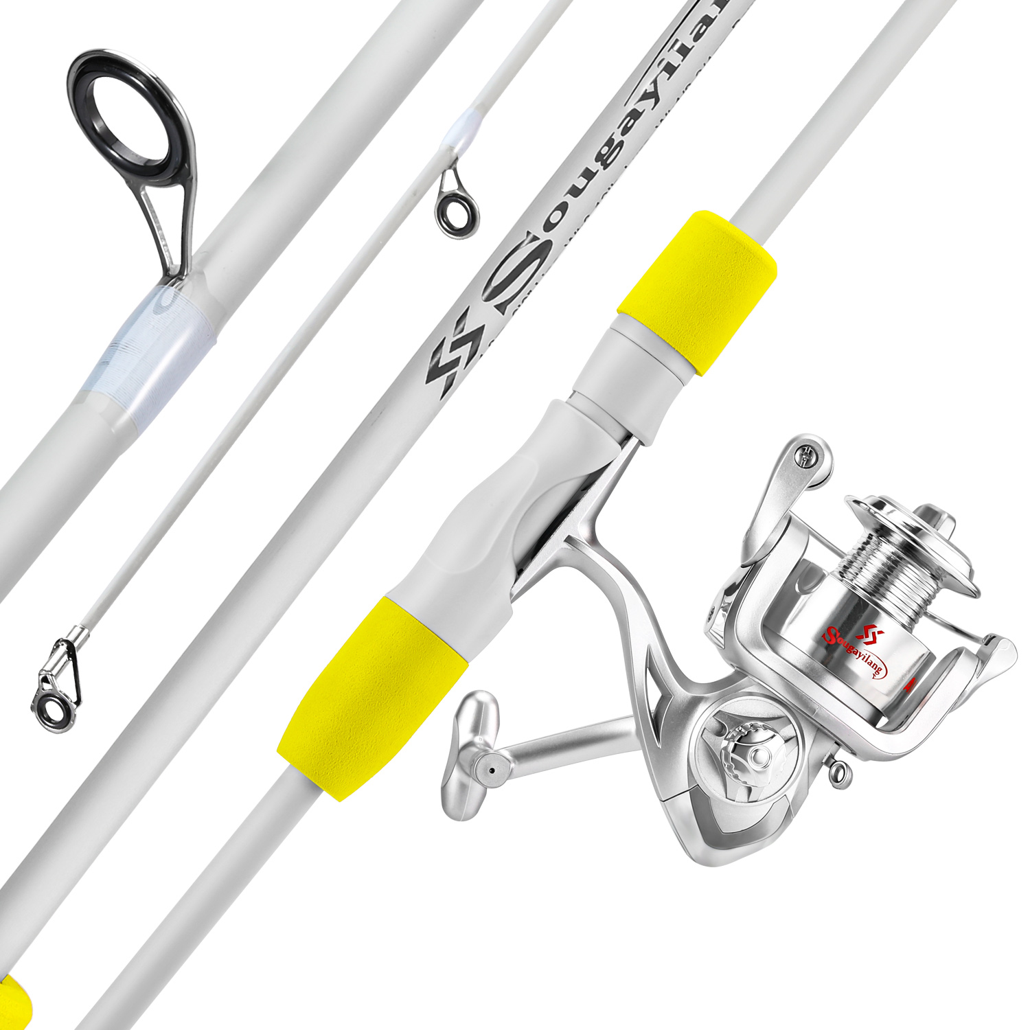 Fishing Rod Combo - Sougayilang 2-section Spinning Fishing Rod dan