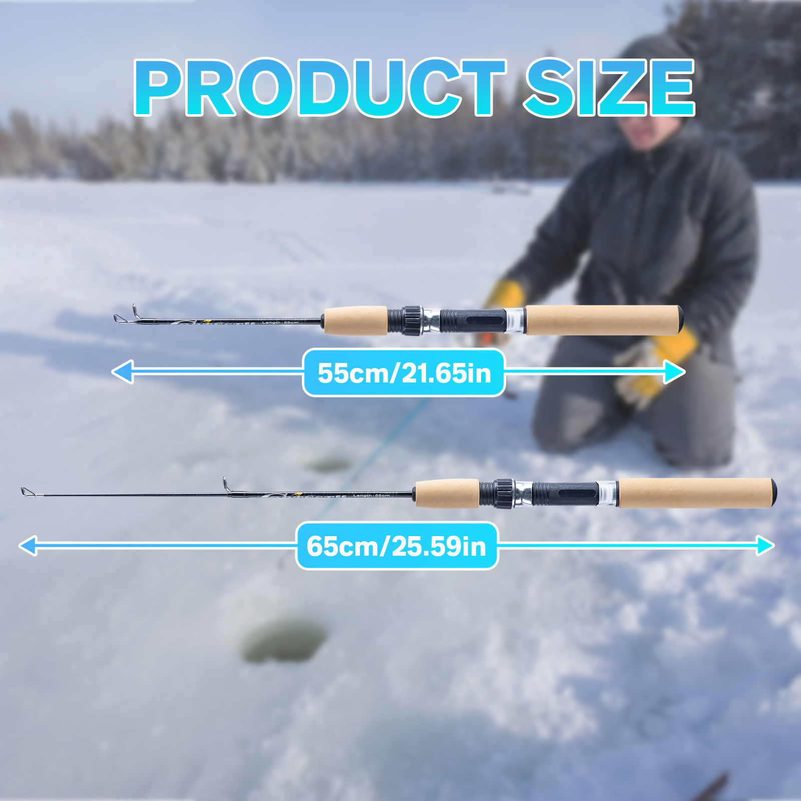 Goture 55/65Cm Joran Pancing E - Fishing Rod Carbon Fiber ulasan dan harga