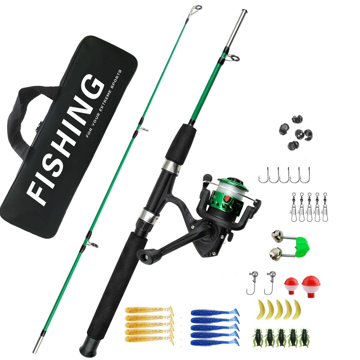 2 Set Peralatan Pancing Es unt - Fishing Rod Ice ulasan dan harga