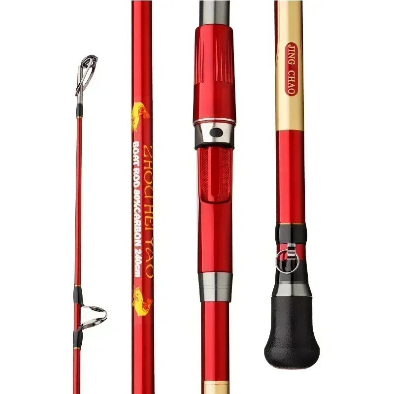 Joran pancing portabel 3 poton - Fishing Rod Surf ulasan dan harga