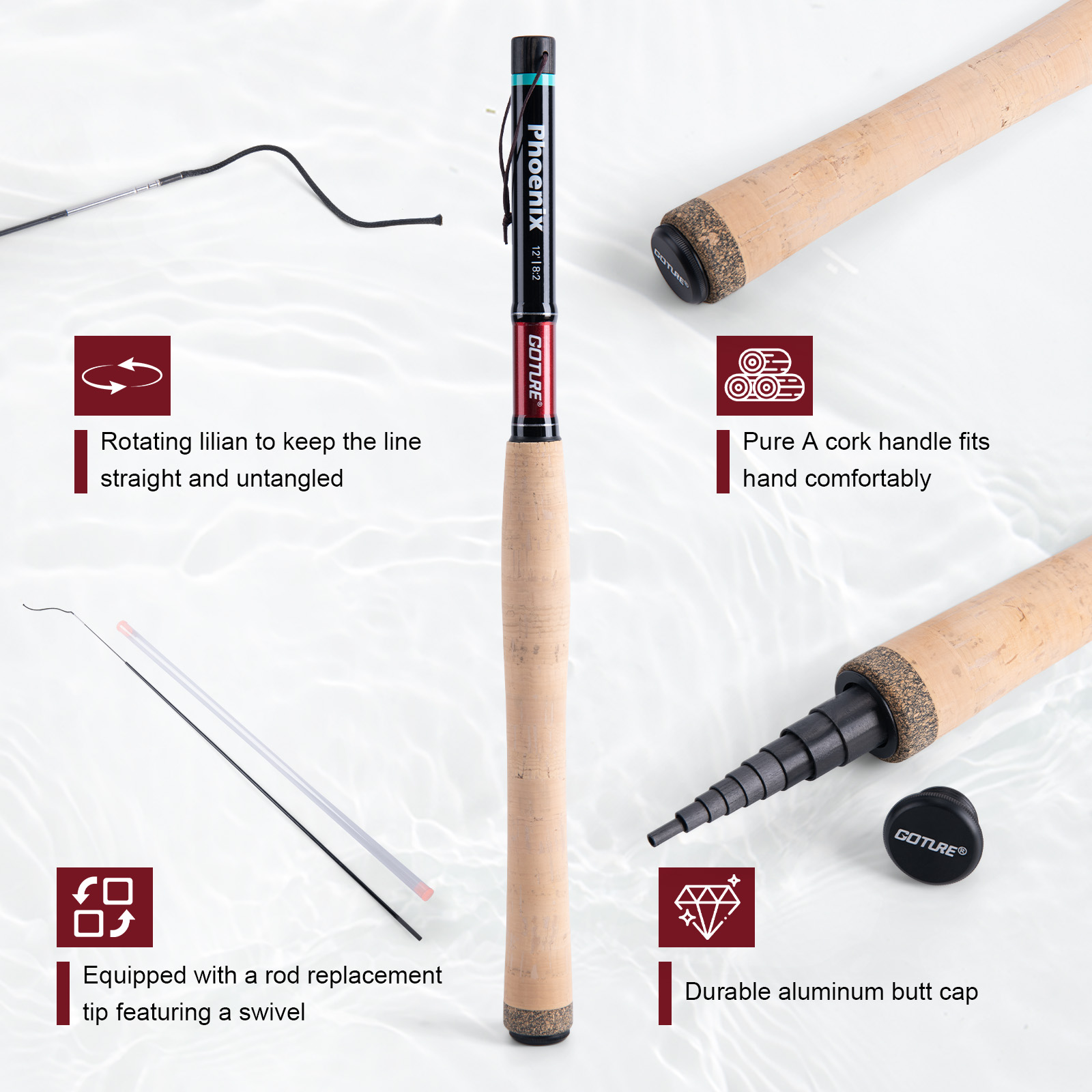 Set Joran Tenkara Goture 3.6m  - Fishing Rod Fly ulasan dan harga