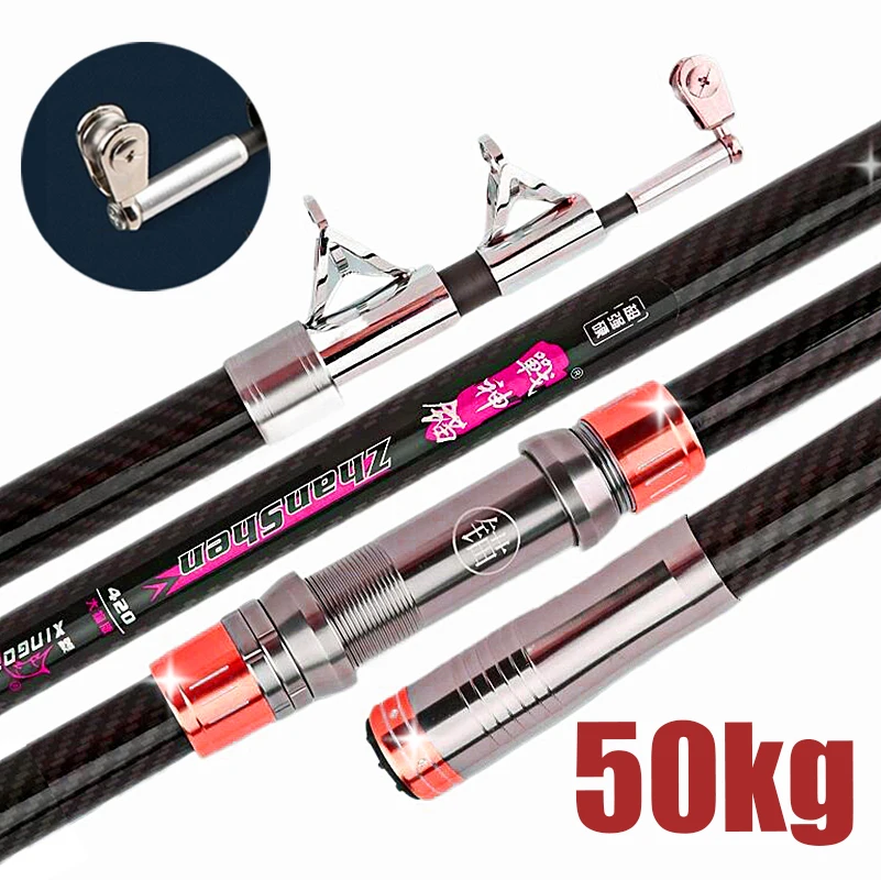 Joran Pancing 3.6M-4.5M 50kg k - Fishing Rod Surf ulasan dan harga