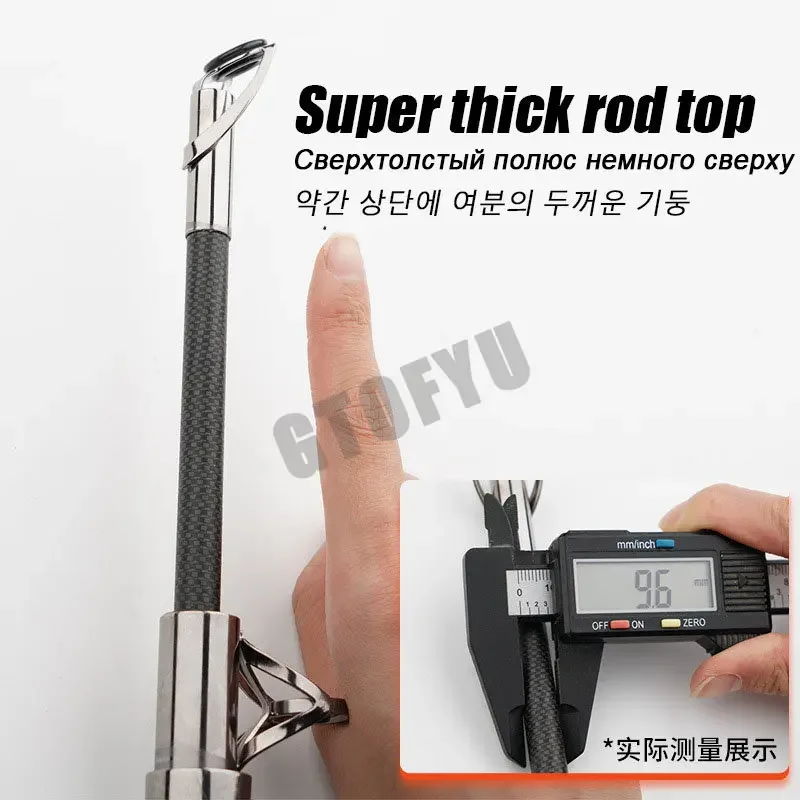 Joran Pancing Karbon 50kg Supe - Fishing Rod Surf ulasan dan harga