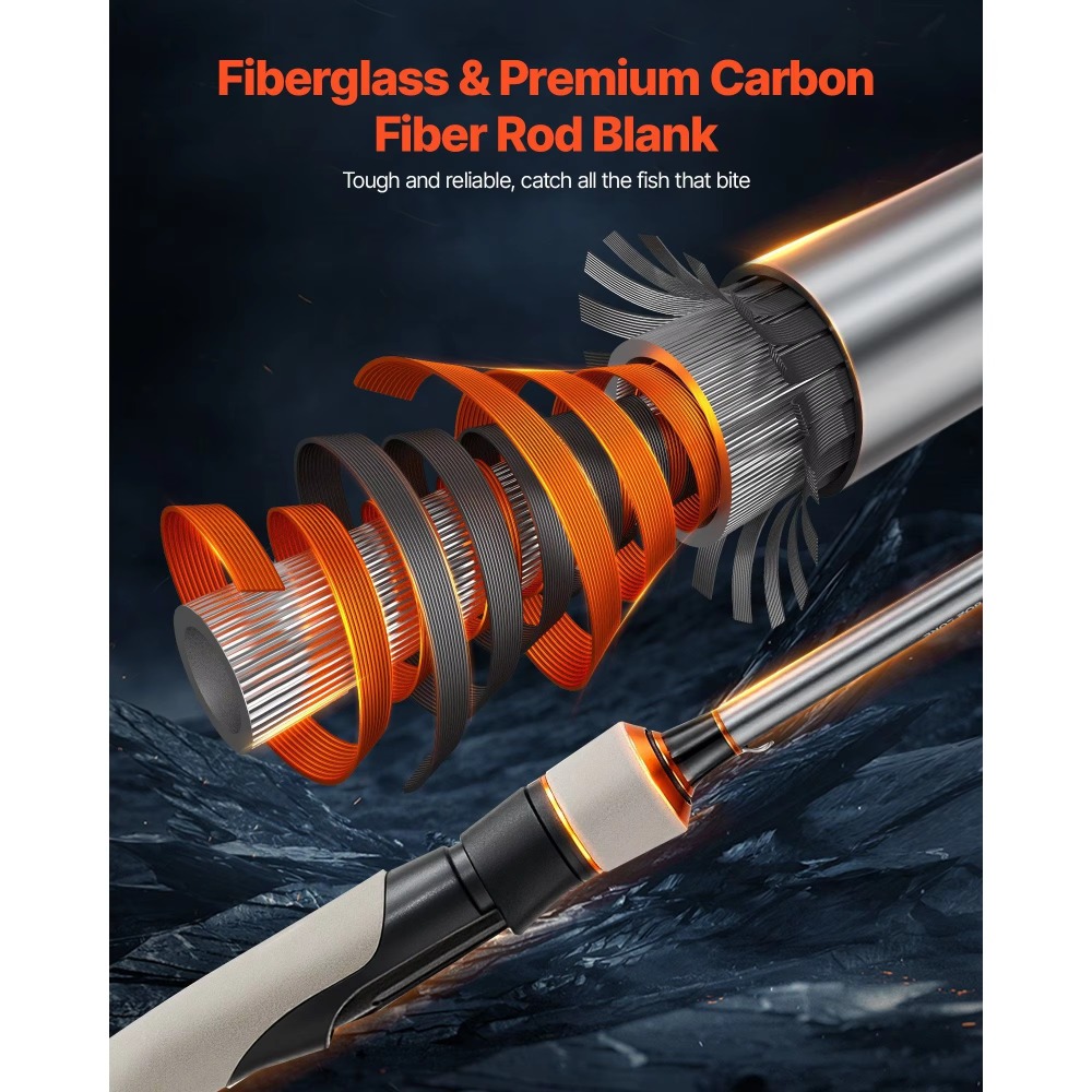 Kombo Joran Pancing Karbon Fib - Fishing Rod Carbon Fiber ulasan dan harga