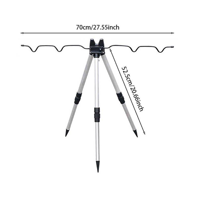 1 Buah Pemegang Aloi Aluminium - Fishing Rod Telescopic ulasan dan harga