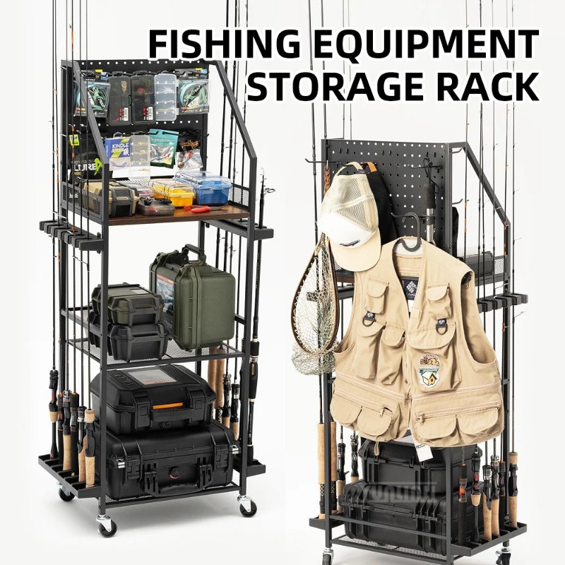 Rak Pancing Asli, Rak Joran da - Fishing Rod Combo ulasan dan harga