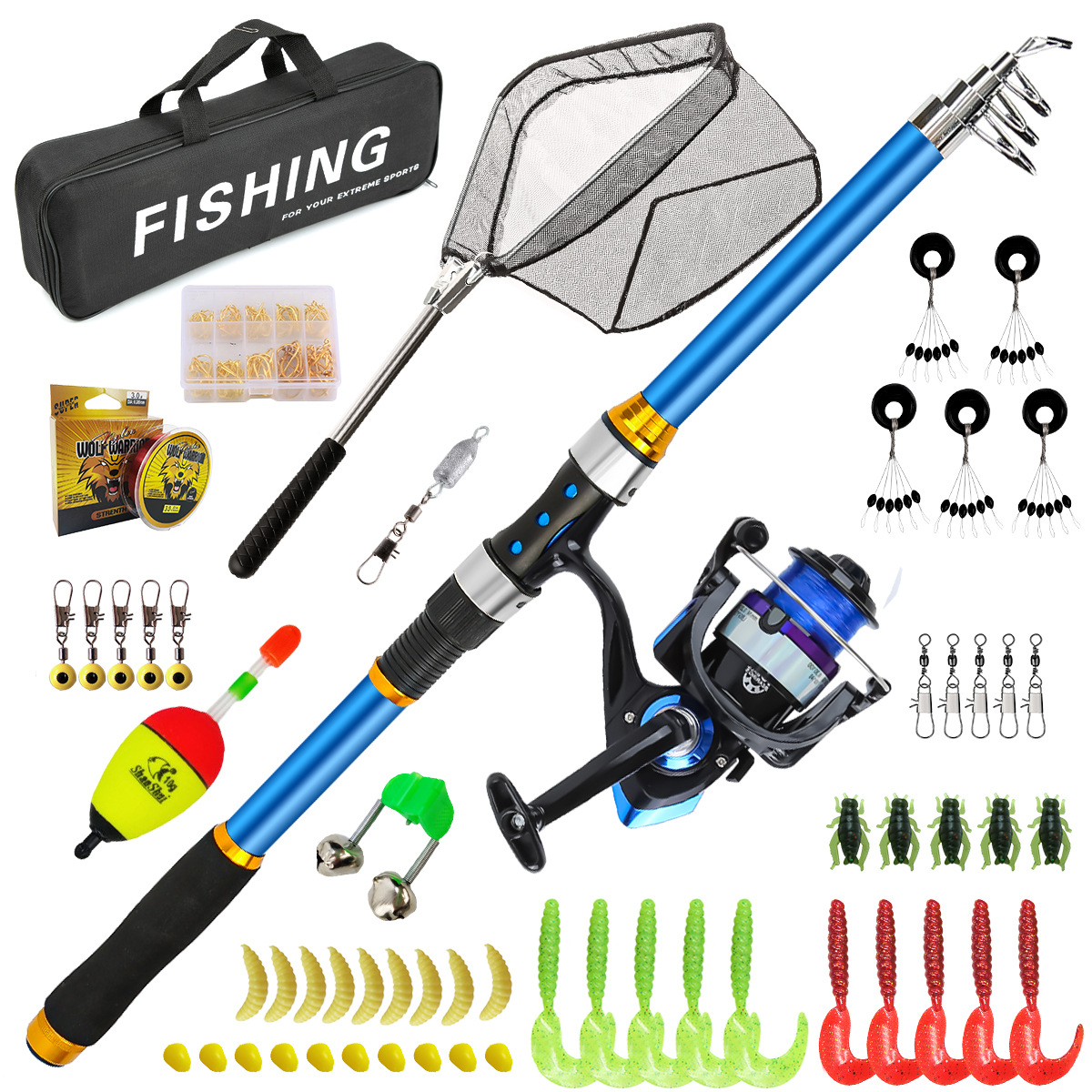 Set Joran Pancing Serat Kaca T - Fishing Rod Carbon Fiber ulasan dan harga