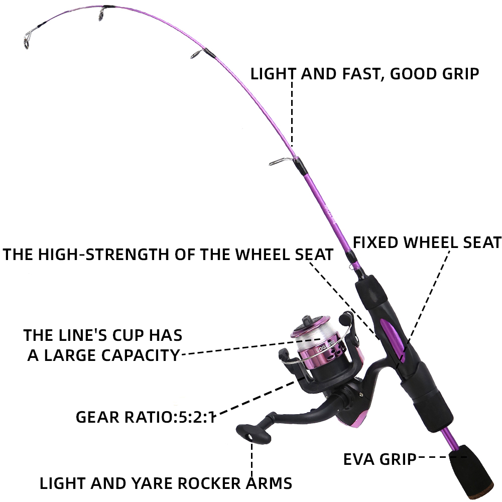 Ice joran pancing serat karbon - Fishing Rod Carbon Fiber ulasan dan harga