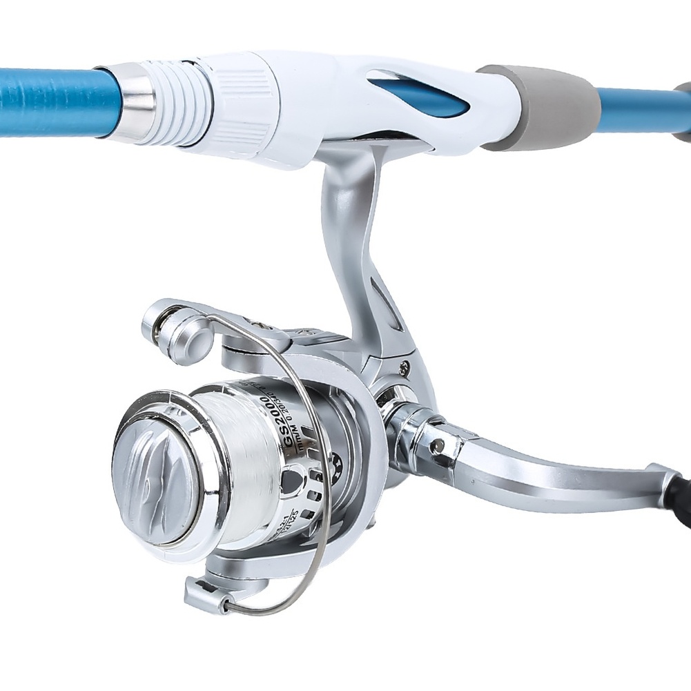 Joran Pancing Biru Putih 1.8M  - Fishing Rod Combo ulasan dan harga