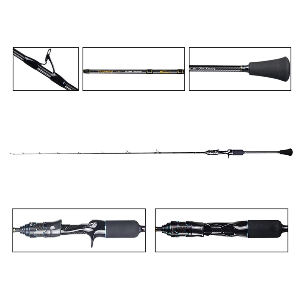 Joran Pancing Slow Jigging Kar - Fishing Rod Casting ulasan dan harga