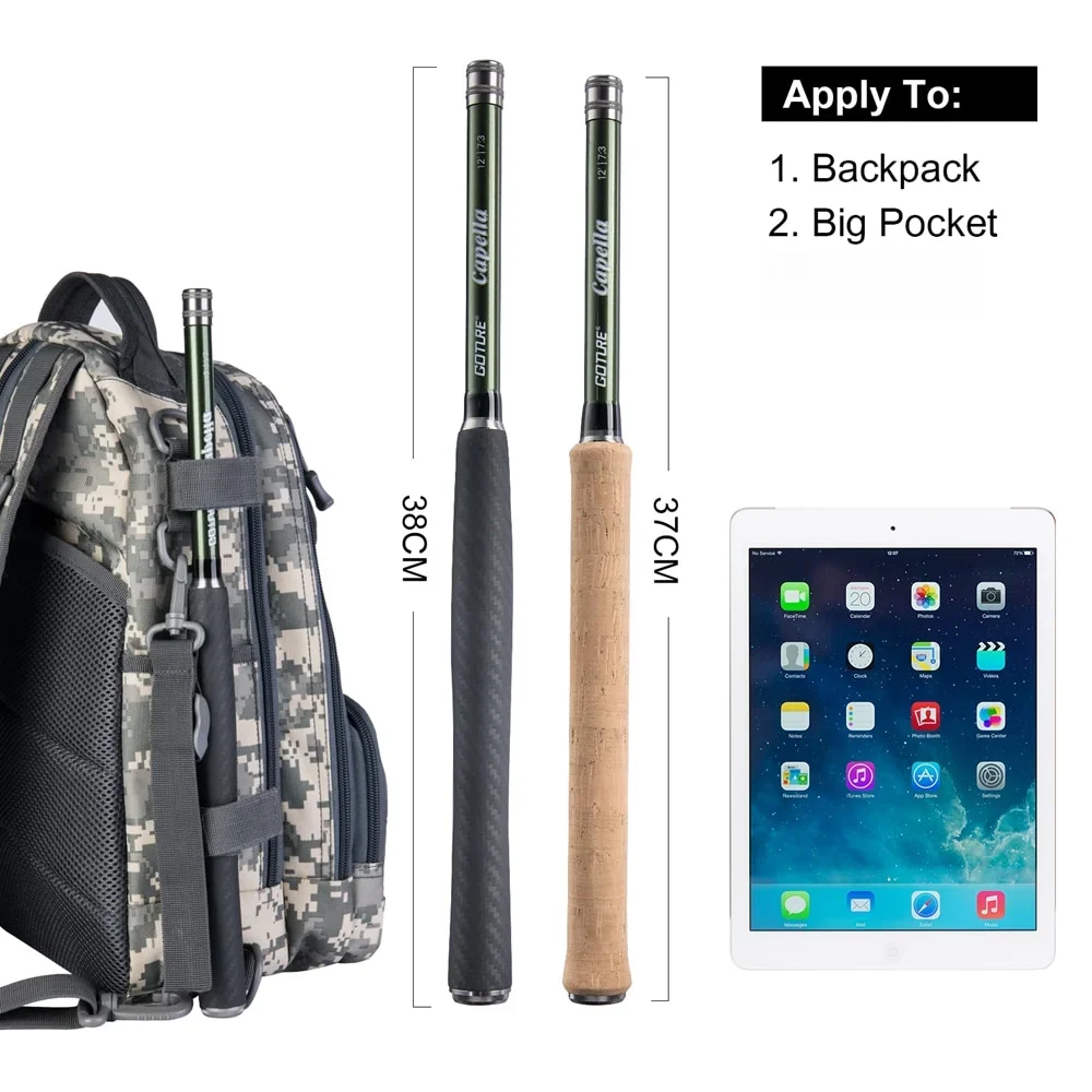 Goture 12FT Kombinasi Joran Pa - Fishing Rod Fly ulasan dan harga